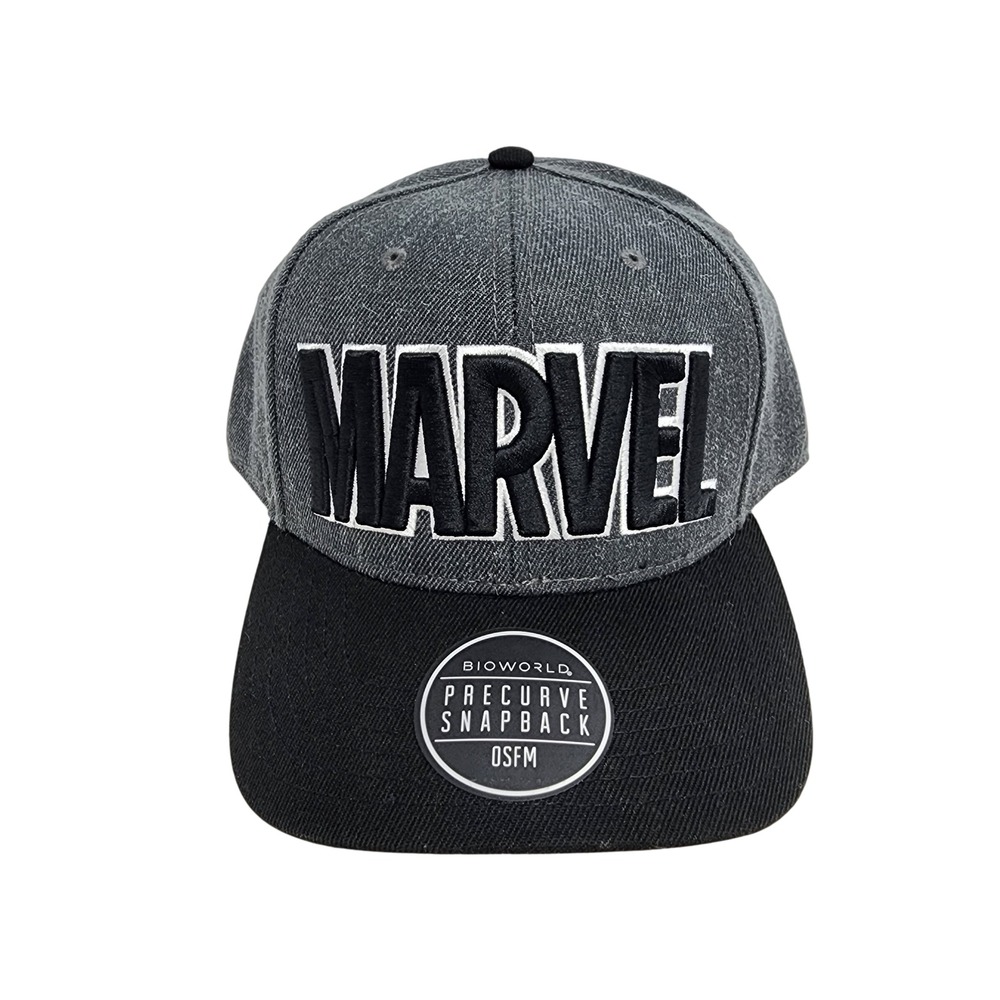 Marvel‎ Avengers Hat Snapback Cap Grey Black NWT